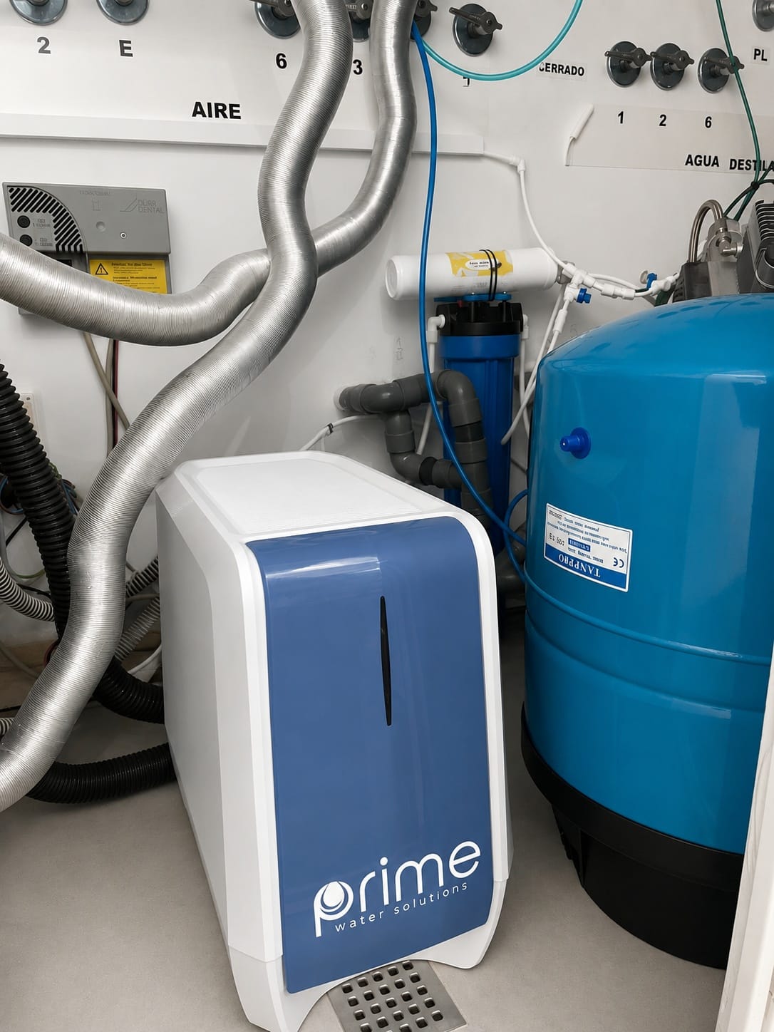 Equipo desmineralizador Prime instalado en Clínica Dental Tafur