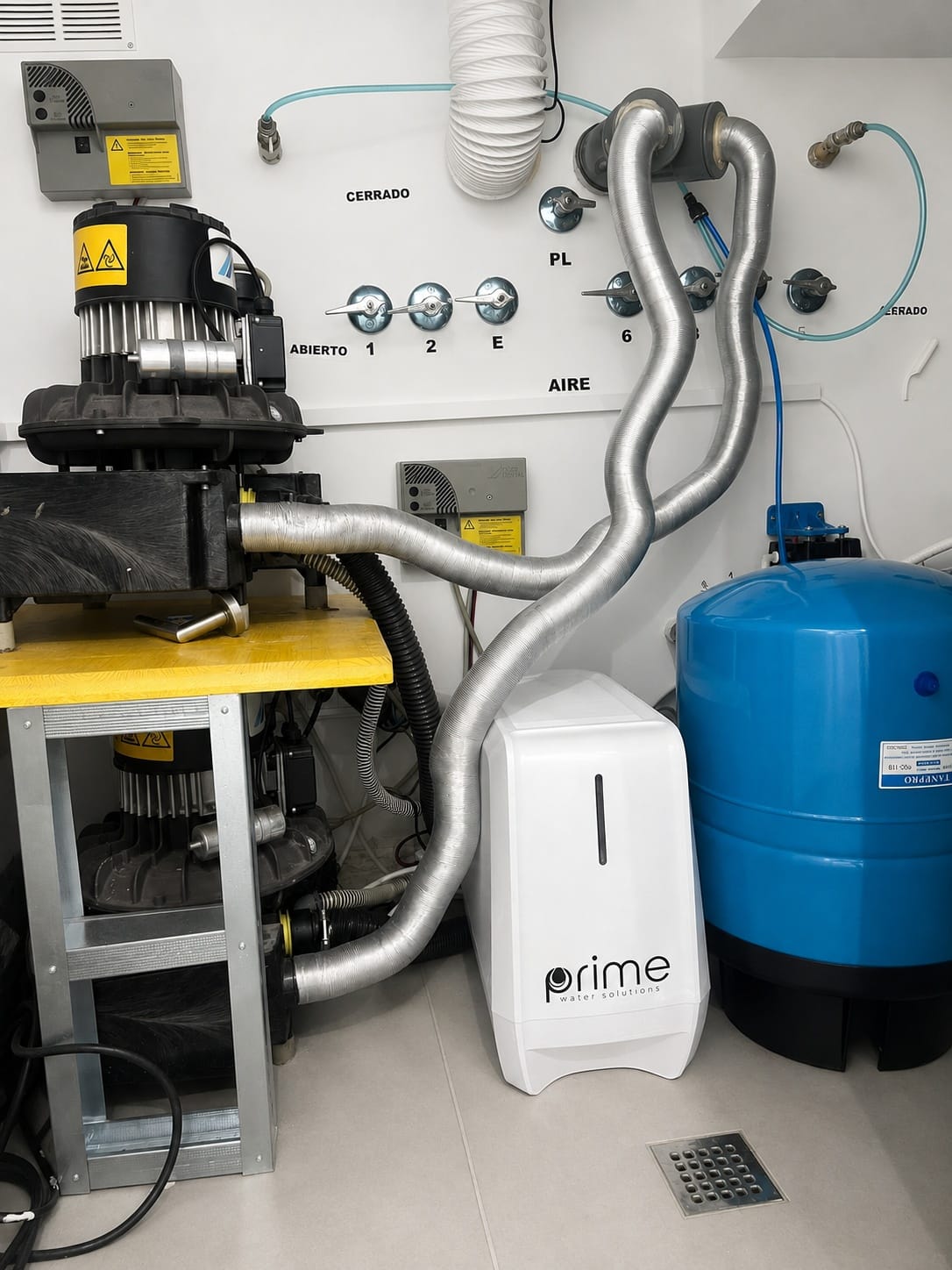 Equipo desmineralizador Prime instalado en Clínica Dental Tafur